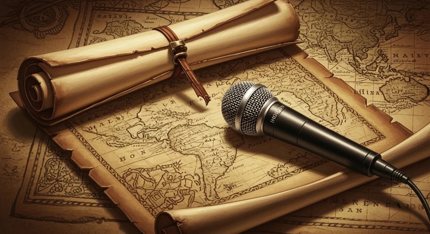 History YouTube channel AI voiceover