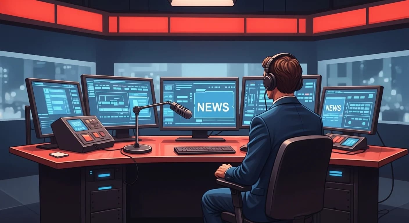 News & Current Affairs YouTube channel AI voiceover